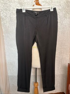 Massimo Black Ladies Dress Pants - Classic Straight Fit size 4